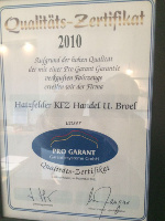 Qualitätszertifikat 2010